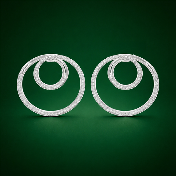 Boucles d'oreilles Namuri Femme INFINITO in Or Diamante 2.15 Ct ORINFPVCR - ORINFPVCR